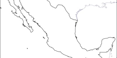 ਰੇਖਾ ਦਾ ਨਕਸ਼ਾ ਮੈਕਸੀਕੋ ਦੀ