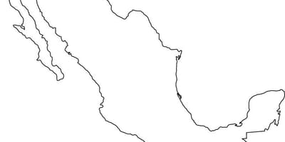 ਮੈਕਸੀਕੋ ਰੇਖਾ ਦਾ ਨਕਸ਼ਾ